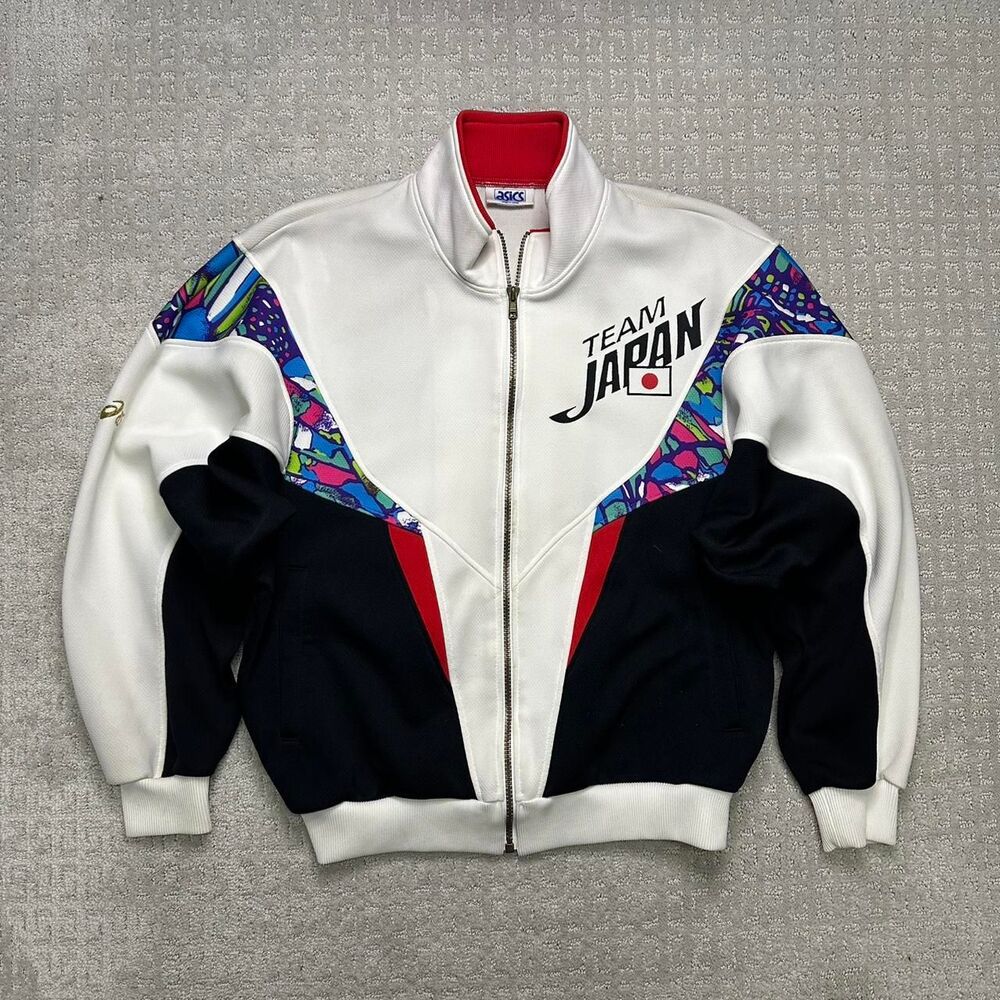 90s Asics team japan Men's multi Jacket